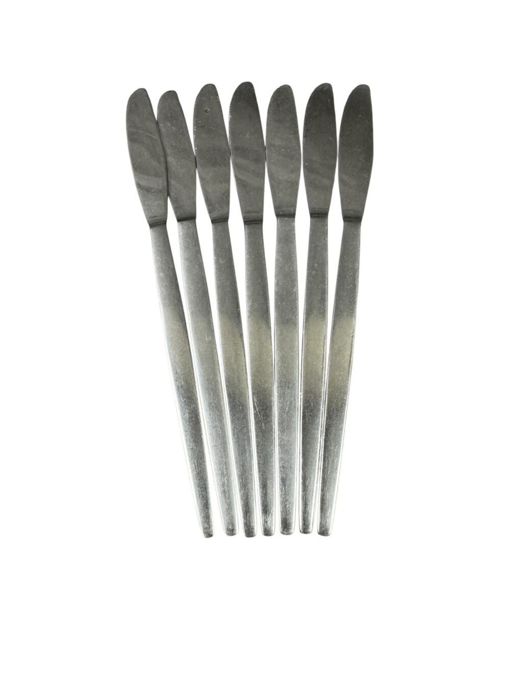 Vintage MCM SRI Stanley Roberts Astro Flatware Japan - 7 Butter Knives